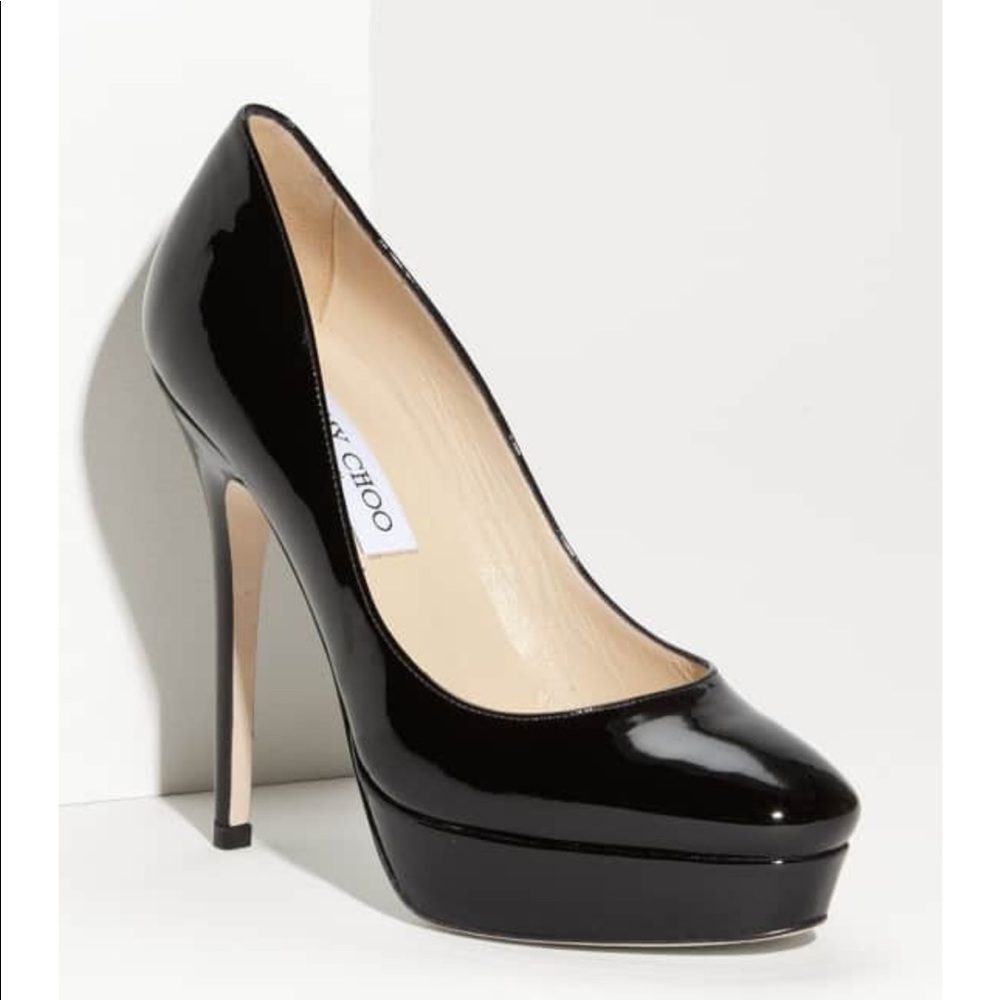 Jimmy Choo Black Cosmic Pump - Discontinued